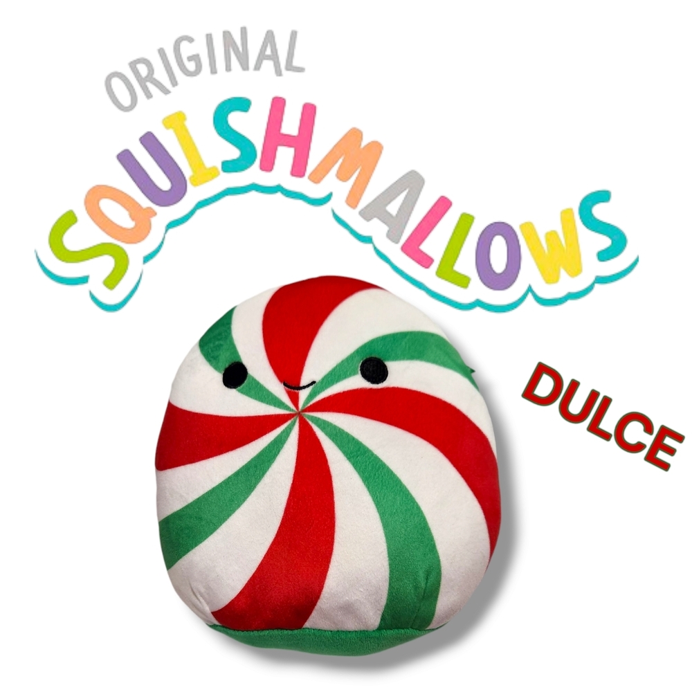 Squishmallows- Dulce 8 inch Red & Green Mint